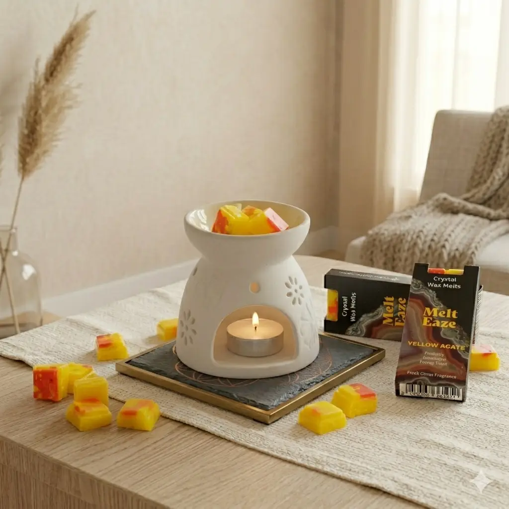 MeltEaze doftvax 50 g – Golden Glow med frisk citrusdoft - produktbild 9