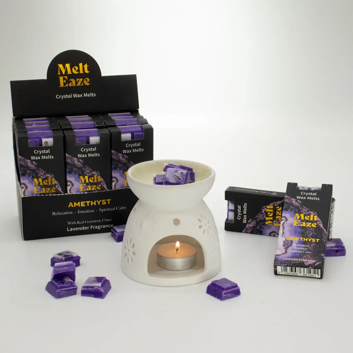 MeltEaze doftvax med ametist och lavendel 50 g - produktbild 4