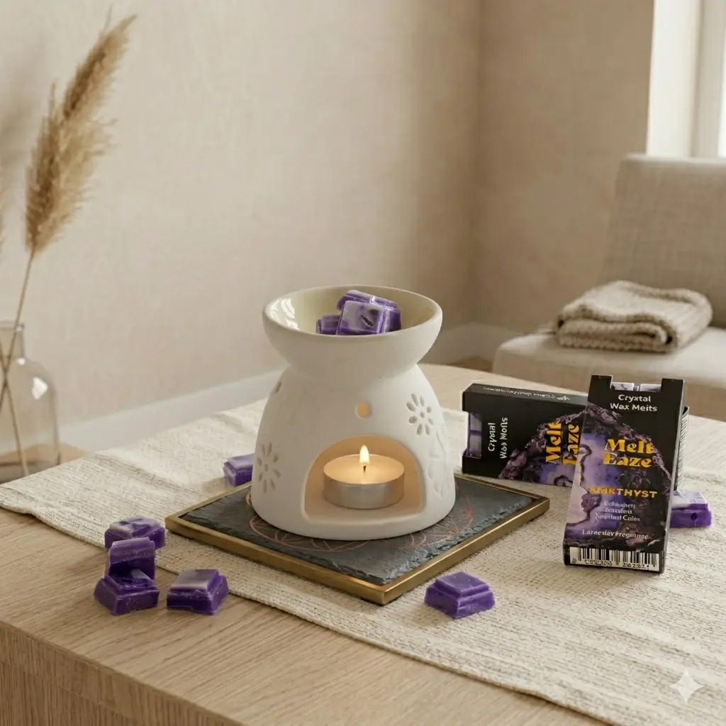 MeltEaze doftvax med ametist och lavendel 50 g - produktbild 8