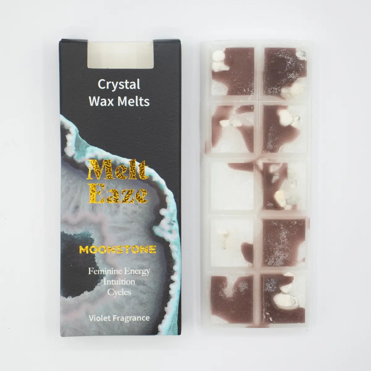 MeltEaze doftvax med månsten 50 g – Violet - produktbild 3