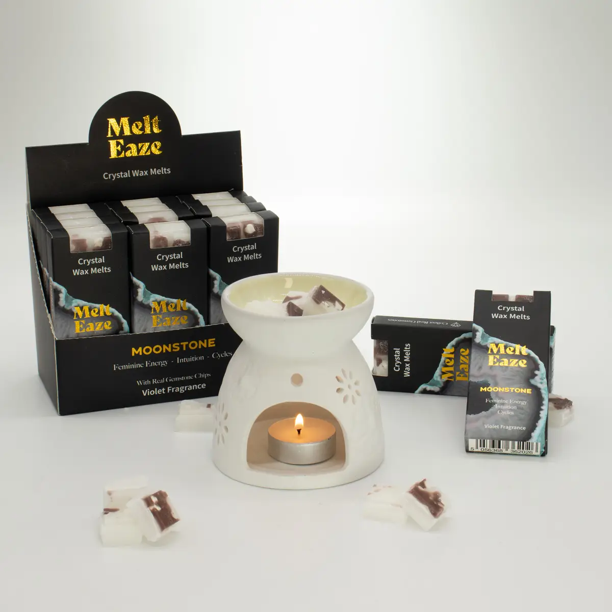 MeltEaze doftvax med månsten 50 g – Violet - produktbild 4