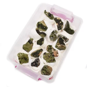 Mineralprov av epidot, cirka 10 stycken - produktbild 7