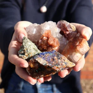 Mineralprov Chalcopyrit cirka 80 stycken - produktbild 4