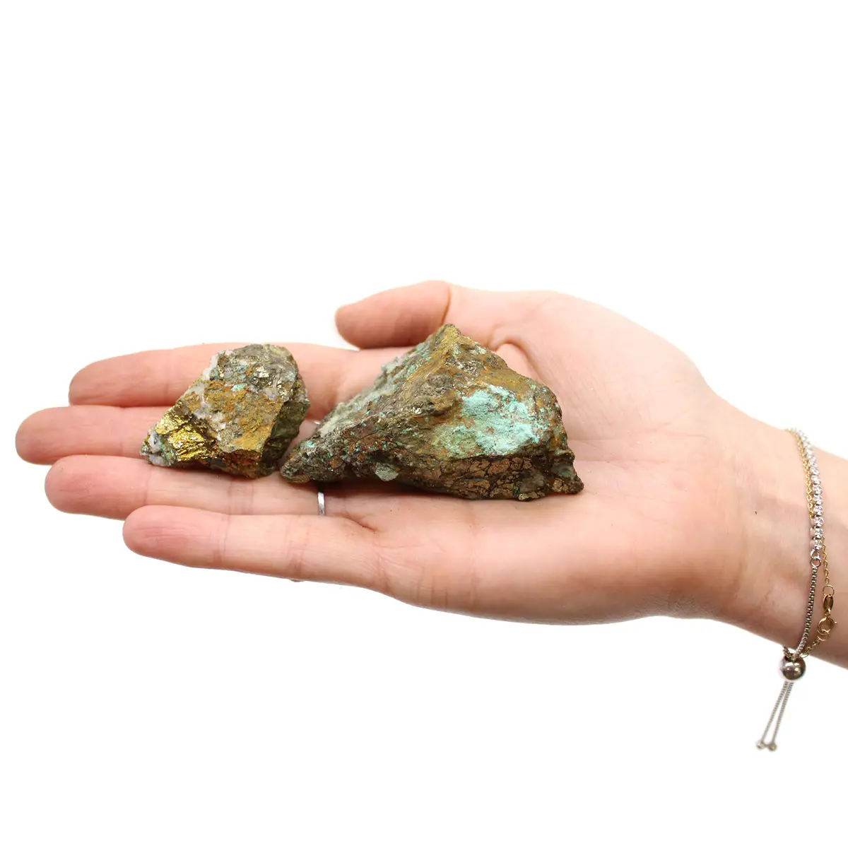 Mineralprov Chalcopyrit cirka 80 stycken - produktbild 6