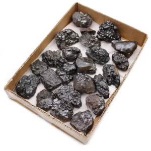 Mineralprover av naturlig hematit, cirka 20 stycken - produktbild 10