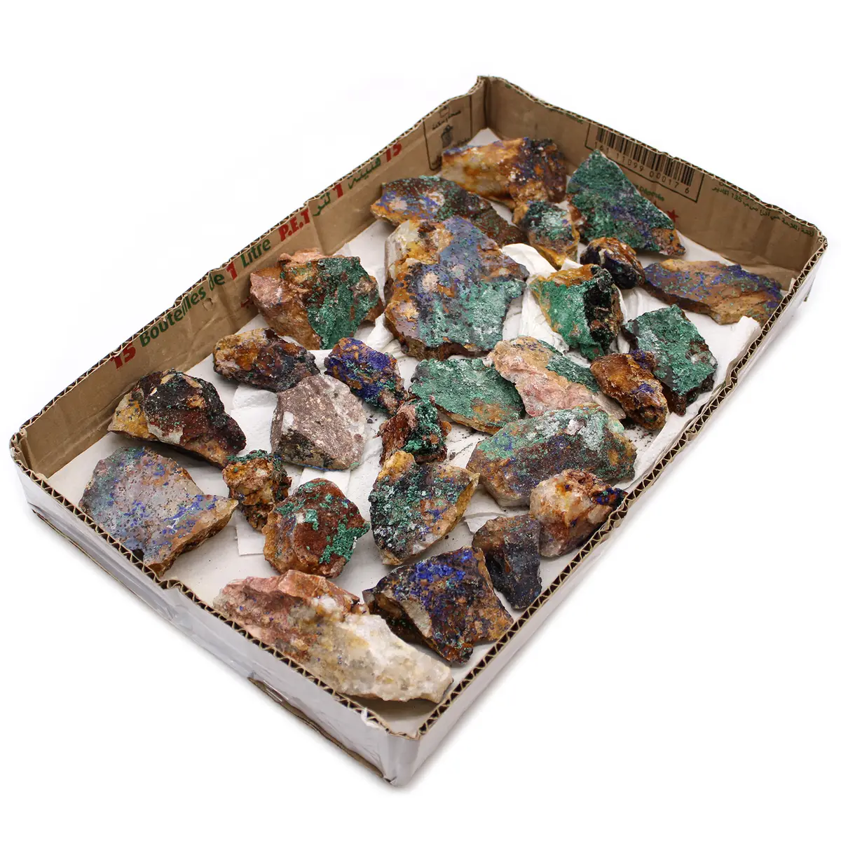 Mineralprover azurit och malakit, cirka 20 stycken - produktbild 6