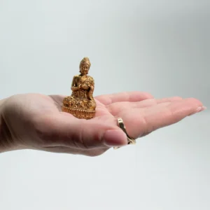 Miniatyrbuddha i mässing 48 mm - produktbild 6