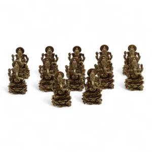 Miniatyrstaty i mässing av Ganesha 30 mm - produktbild 6