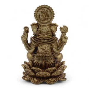 Miniatyrstaty i mässing av Ganesha 37 mm - produktbild 2