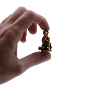 Miniatyrstaty i mässing av Hanuman 36 mm - produktbild 4