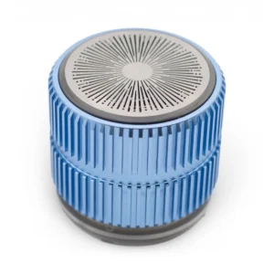 Mint Rock mini Bluetooth-högtalare i mintgrön färg med texturerad metallkropp