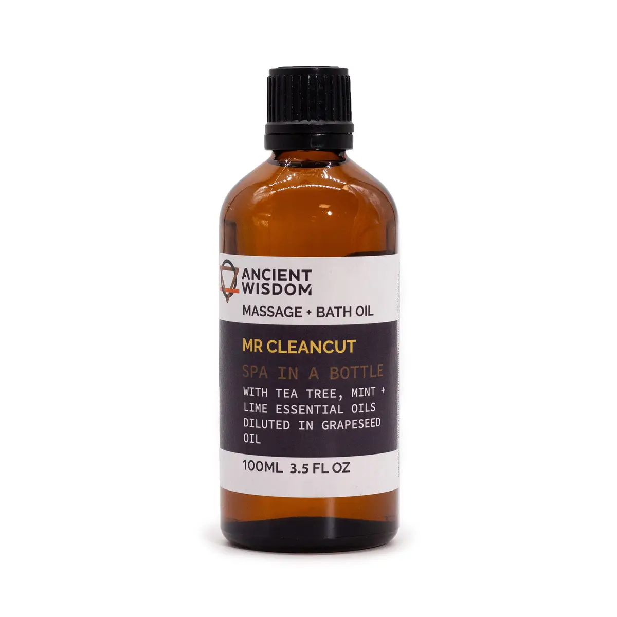 Flaska med Mr Cleancut rakolja 100 ml från Ancient Wisdom