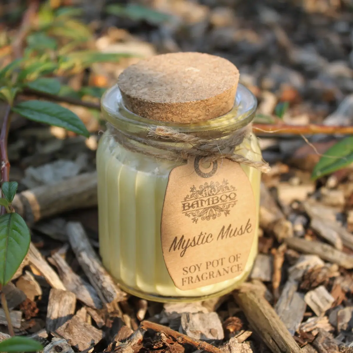 Mystic Musk doftljus i sojavaxkruka - produktbild 2