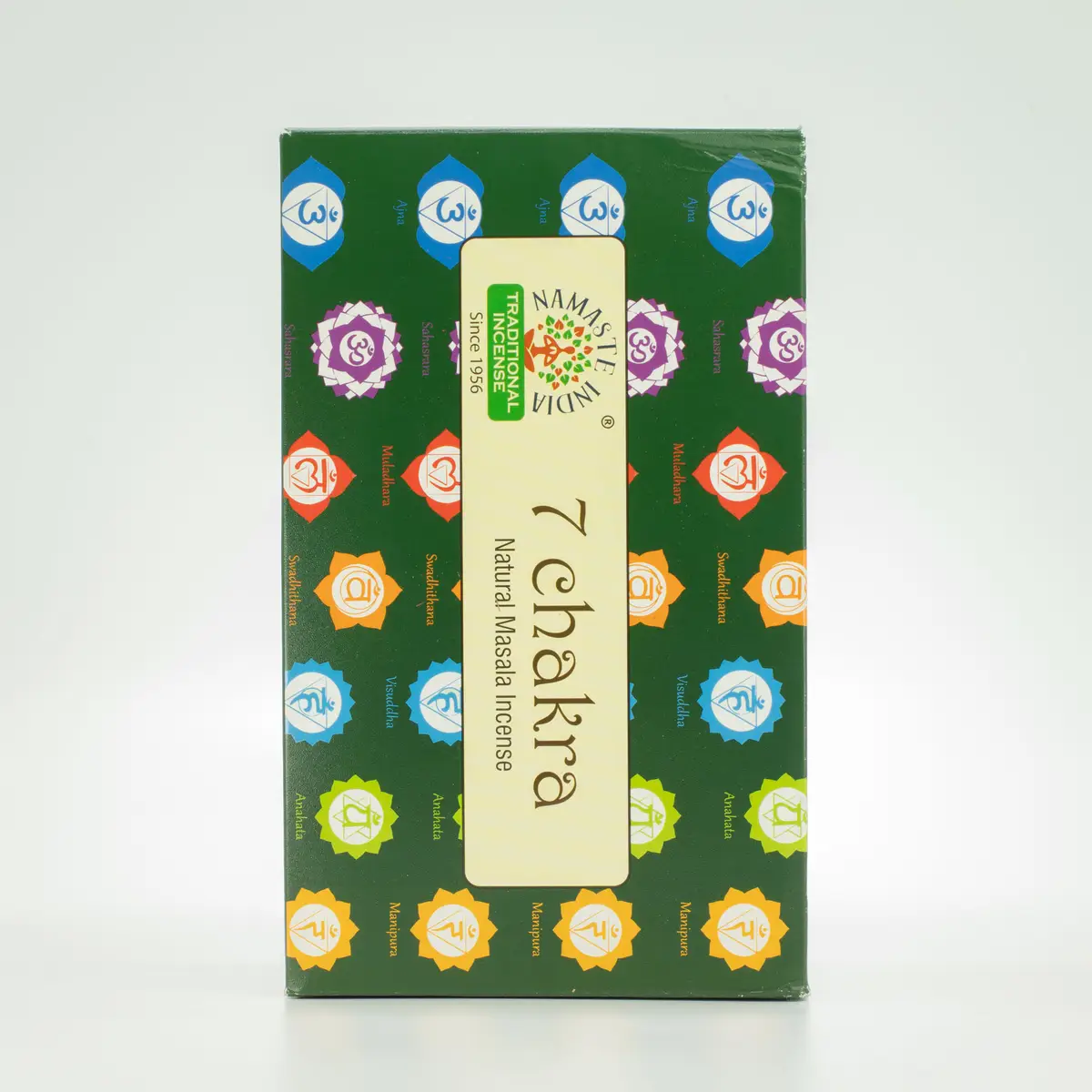 Namaste Mandala Masala-rökelsepinnar – 7 chakra - produktbild 3