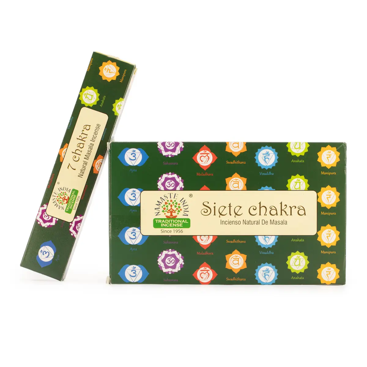 Namaste Mandala Masala-rökelsepinnar – 7 chakra - produktbild 4