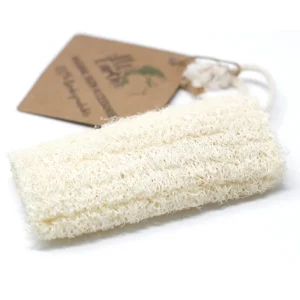Naturlig loofah-skrubb med snöre 12,7 cm - produktbild 2