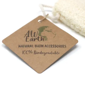 Naturlig loofah-skrubb med snöre 12,7 cm - produktbild 3