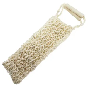 Naturlig ryggskrubb med handtag i beige färg
