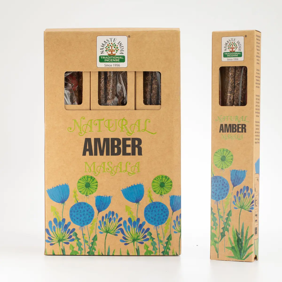 Naturliga botaniska masala-rökelsestickor Amber - produktbild 2