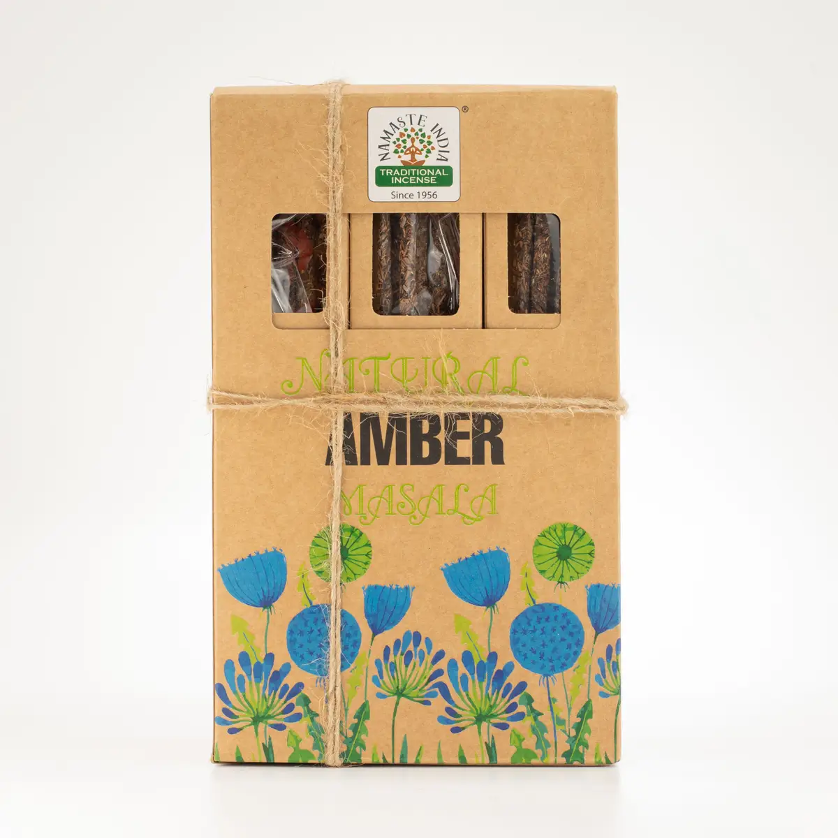 Naturliga botaniska masala-rökelsestickor Amber - produktbild 4