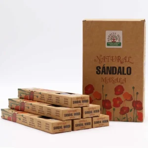 Naturliga botaniska masala-rökelsestickor Sandelträ - produktbild 3