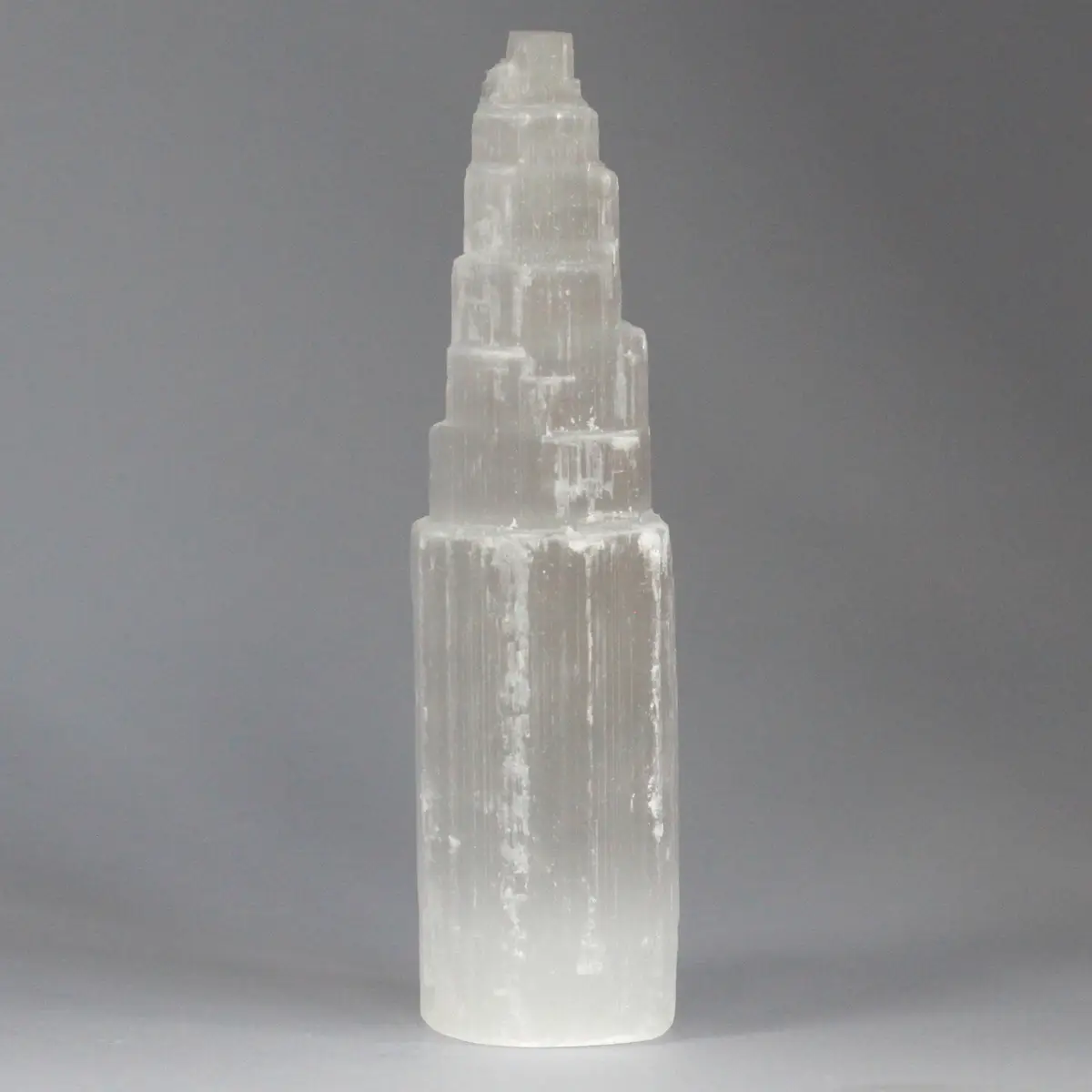 Naturligt selenittorn 20 cm - produktbild 3