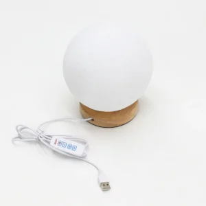 New Wave bordslampa med USB och tre ljuslägen - Måne - produktbild 2