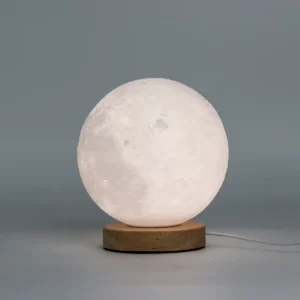 New Wave bordslampa med USB och tre ljuslägen - Måne - produktbild 6