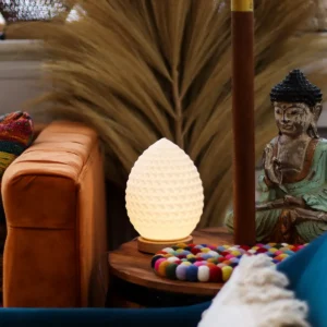 New Wave-bordslampa med USB och tre ljuslägen, Teardrop - produktbild 2