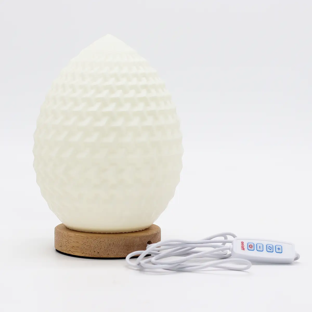 New Wave-bordslampa med USB och tre ljuslägen, Teardrop - produktbild 3
