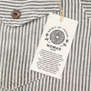 Nomad Sari Grandad-skjorta i grå sten, storlek XL - produktbild 5