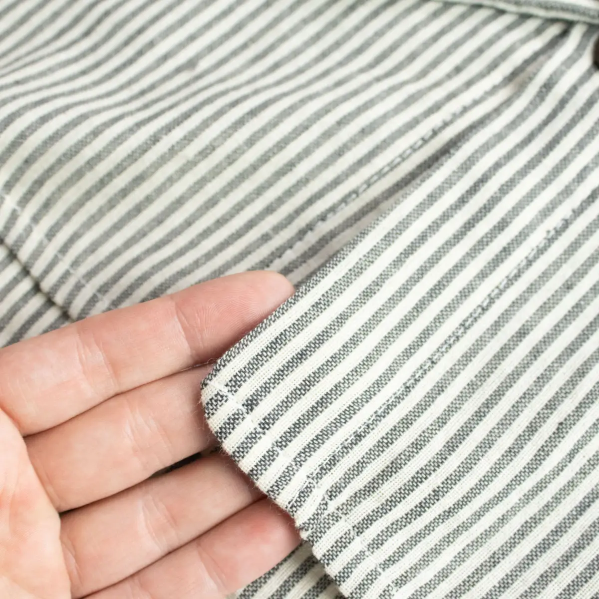Nomad Sari Grandad-skjorta i grå sten, storlek XL - produktbild 6