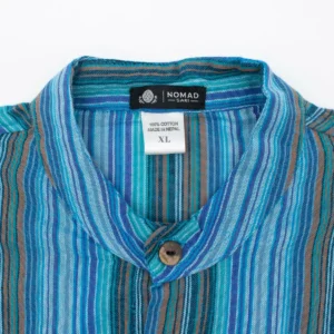 Nomad Sari Grandad-skjorta i turkos, storlek XL - produktbild 5