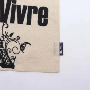 Nomad Sari ikonisk enkel bomullskasse med Eiffelmotiv – Joie de Vivre - produktbild 2