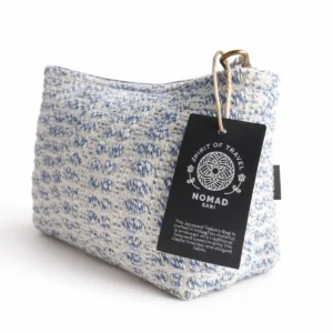 Nomad Sari indisk jacquard necessär i blå toner - produktbild 5