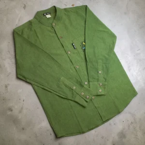 Nomad Sari Kathmandu-skjorta i bomull, skogsgrön XL - produktbild 5
