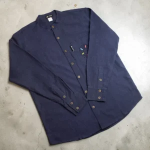Nomad Sari Kathmandu-skjorta i indigo, medium - produktbild 4