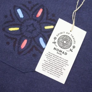 Nomad Sari Kathmandu-skjorta i indigo, medium - produktbild 5