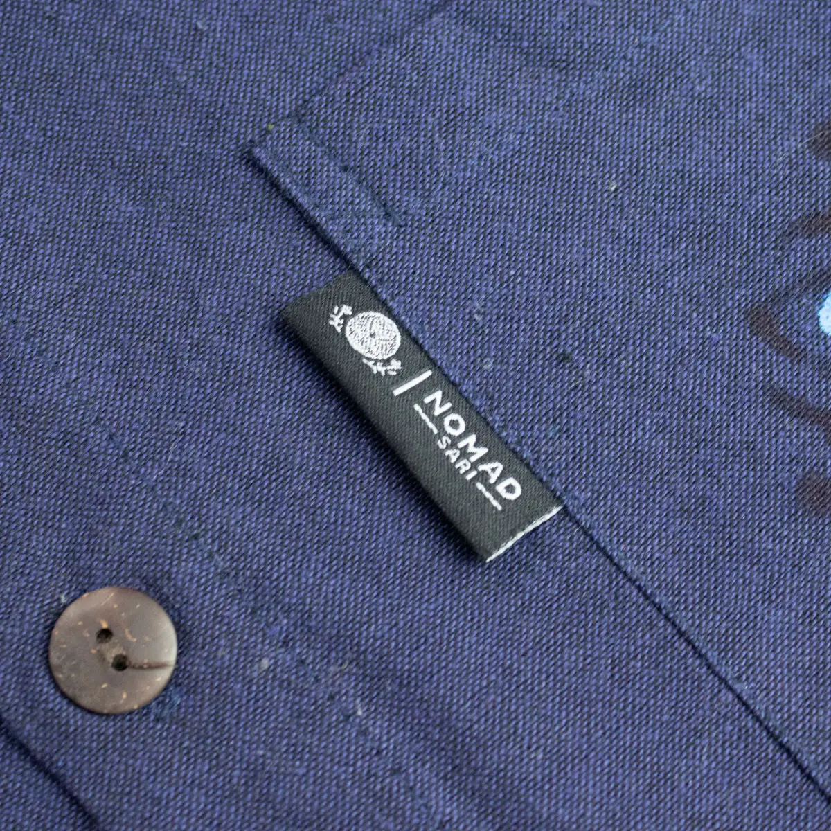 Nomad Sari Kathmandu-skjorta i indigo, storlek XXL - produktbild 4
