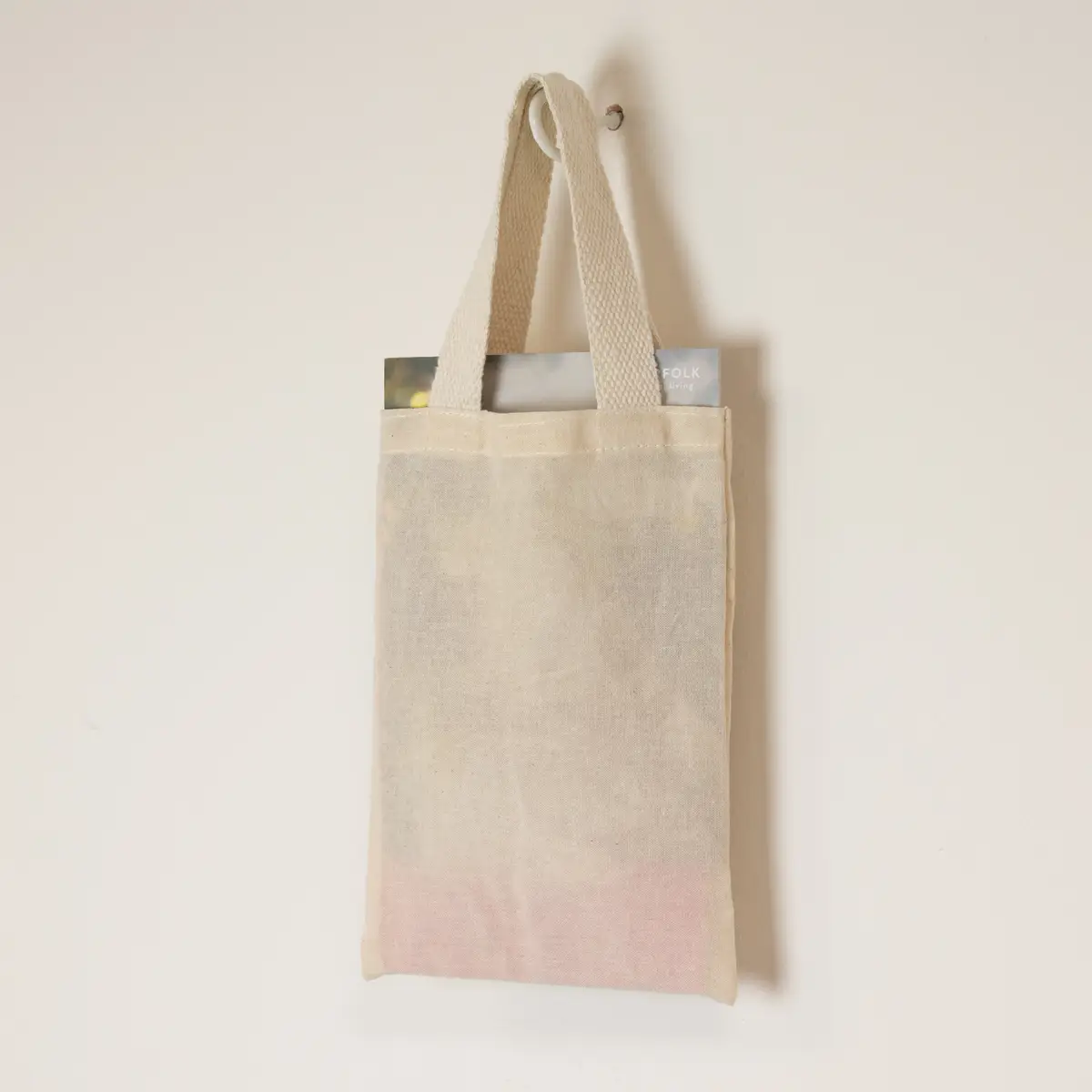 Nomad Sari Mini tygpåse för gåvor 25x18 cm naturfärgad 4 oz - produktbild 3