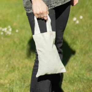 Nomad Sari Mini tygpåse för gåvor 25x18 cm naturfärgad 4 oz - produktbild 4