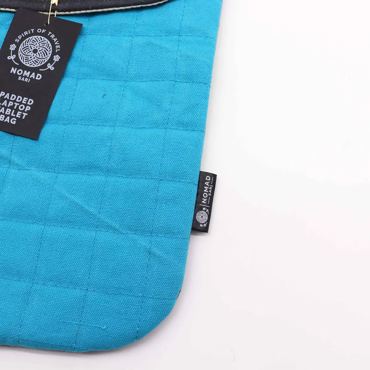 Nomad Sari vadderat fodral för laptop och surfplatta 13 tum turkos - produktbild 5