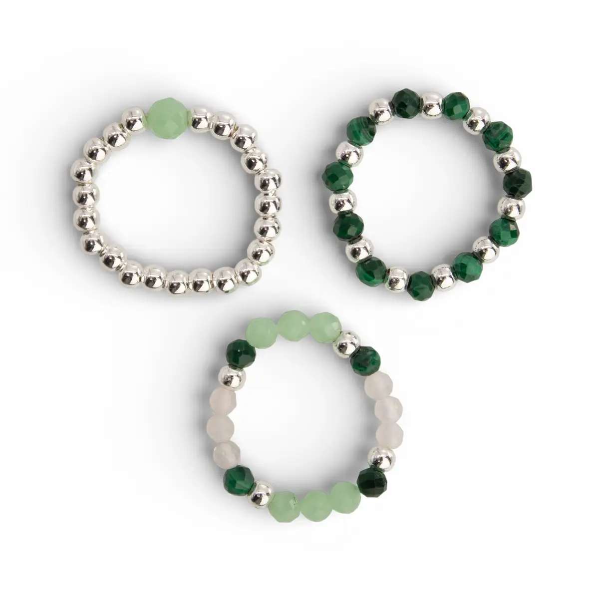 Nymph Naturinspirerat Ädelstensring Set Forest Spirit - produktbild 3