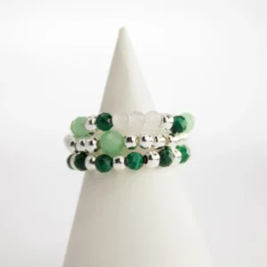 Nymph Naturinspirerat Ädelstensring Set Forest Spirit - produktbild 4