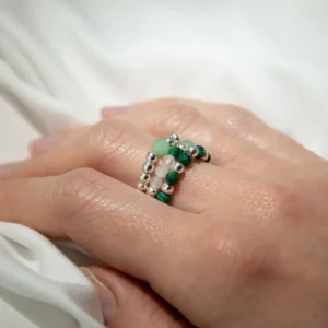Nymph Naturinspirerat Ädelstensring Set Forest Spirit - produktbild 5