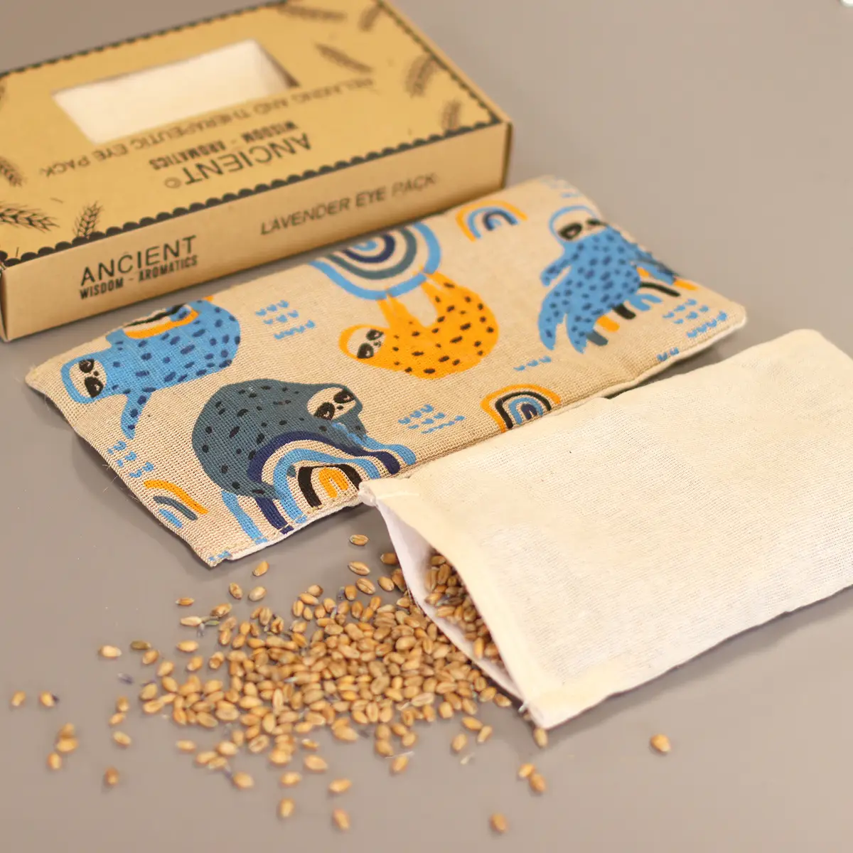 Ögonkudde med lavendel och vete i presentförpackning - produktbild 2