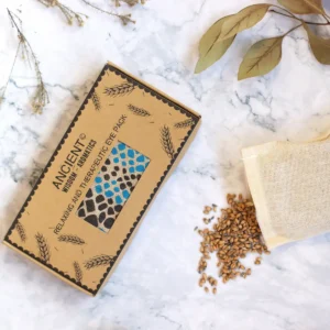 Ögonkudde med lavendel och vete i presentförpackning blått djurmönster - produktbild 4