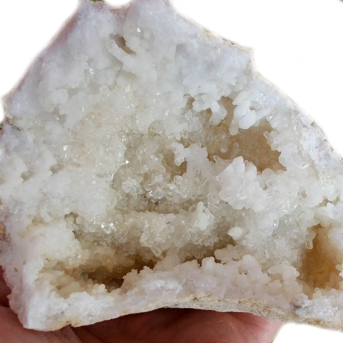 Oöppnad kalciumkarbonatgeod 6–9 cm - produktbild 4