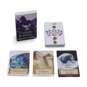Orakelkort med kristaller och elixir – Healing Energy - produktbild 2