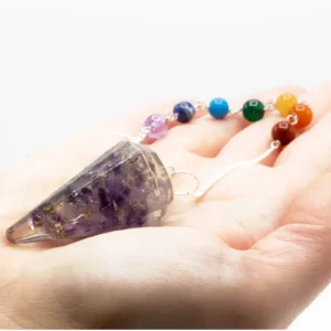 Orgonitkraft Chakra-pendel med Ametist - produktbild 2